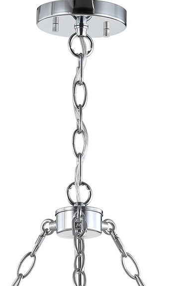 Bailey 23.5" Adjustable Marble/Metal LED Chandelier - JONATHAN Y
